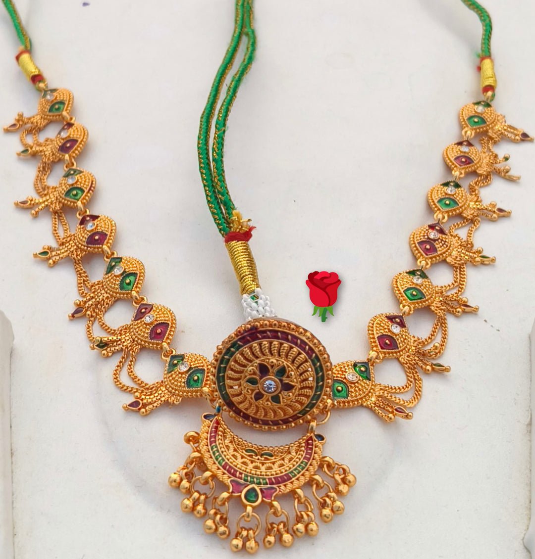 Gold Premium Quality Rajputi Rakhdi Set