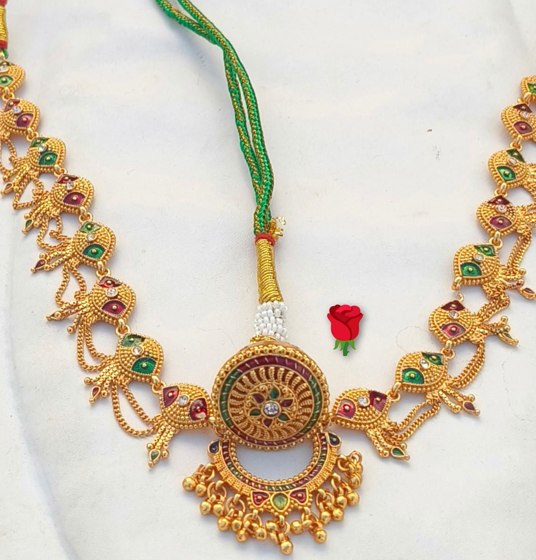 Gold Premium Quality Rajputi Rakhdi Set
